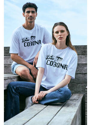 Tricou alb LE FABULEUX MARCEL DE BRUXELLES femeie