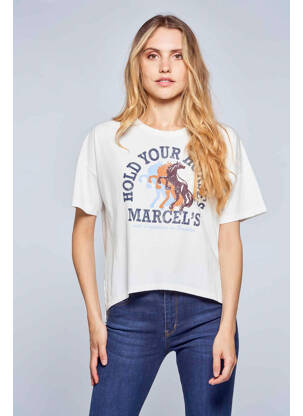 Tricou alb LE FABULEUX MARCEL DE BRUXELLES femeie