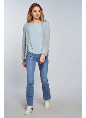 Blugi bootcut albastru LE FABULEUX MARCEL DE BRUXELLES femeie