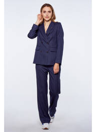 Pantalon chino albastru LE FABULEUX MARCEL DE BRUXELLES femeie