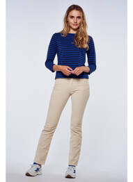 Pantalon slim bej LE FABULEUX MARCEL DE BRUXELLES femeie