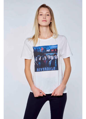 Tricou alb RIVERDALE femeie