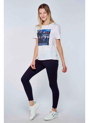 Tricou alb RIVERDALE femeie