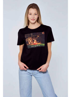 Tricou negru FRIENDS femeie