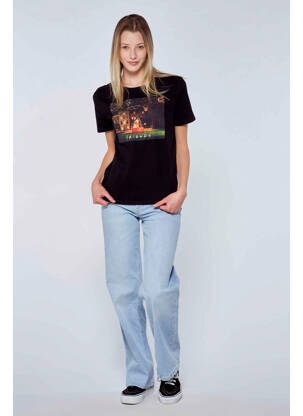 Tricou negru FRIENDS femeie