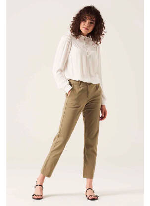 Pantalon chino verde GARCIA femeie