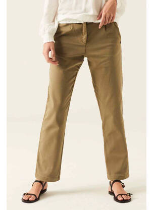 Pantalon chino verde GARCIA femeie