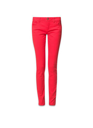 Pantalon slim roz ONLY femeie