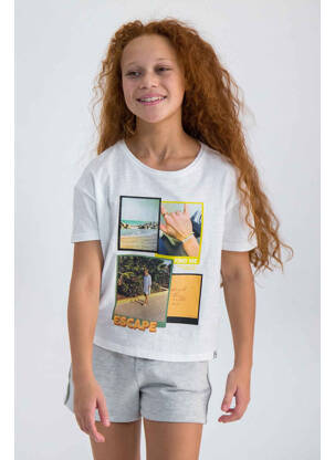 Tricou alb GARCIA fată