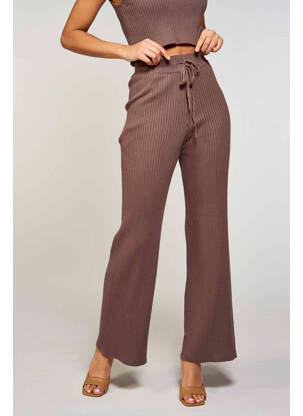Pantalon evazat maro GUESS femeie