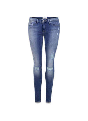 Blugi skinny albastru ONLY femeie