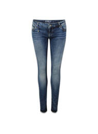 Blugi skinny albastru ONLY femeie