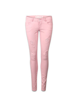 Blugi skinny roz ONLY femeie