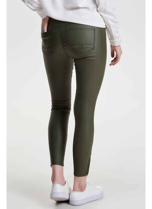 Pantalon slim verde ONLY femeie
