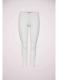 Pantalon slim alb ONLY femme