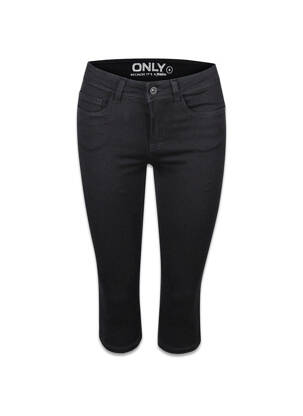 Pantalon trei sferturi negru ONLY femeie