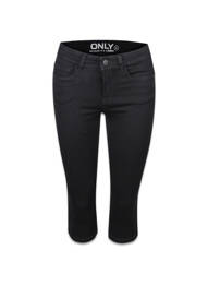 Pantalon trei sferturi negru ONLY femeie