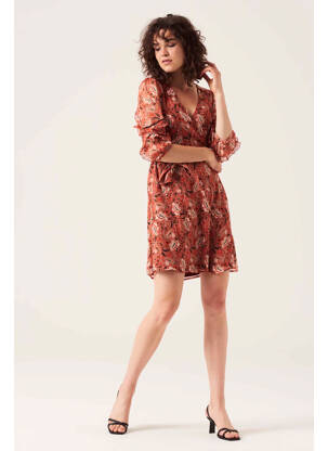 Rochie scurtă portocalie GARCIA femeie