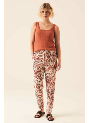 Pantalon evazat alb GARCIA femeie