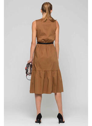 Rochie midi maro KOCCA femeie