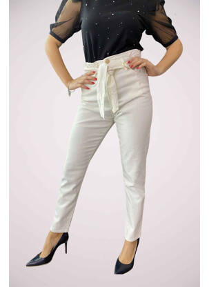 Blugi croială Mom bej KOCCA femeie