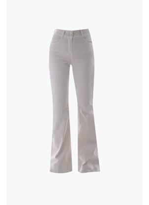 Blugi cu croială evazată bej KOCCA femeie