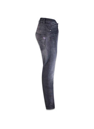Blugi skinny negru PLEASE femeie