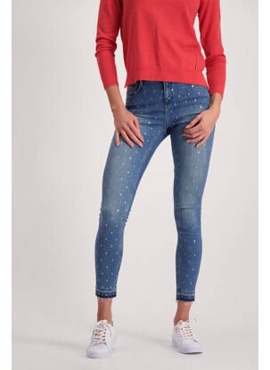 Blugi skinny albastru MORGAN femeie