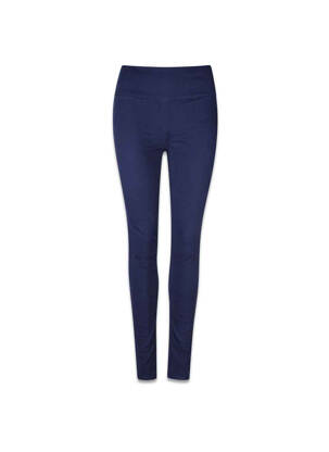 Pantalon slim albastru PIECES femeie
