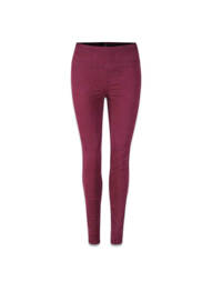 Pantalon slim roșu PIECES femeie