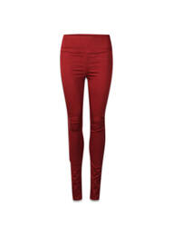 Pantalon slim roz PIECES femeie