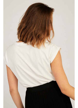 Tricou bej NAF NAF femeie