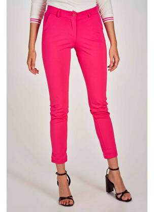 Pantalon chino roz BELLITA femeie