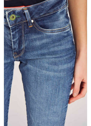 Blugi skinny albastru PEPE femeie