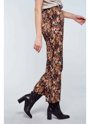 Pantalon evazat maro PLEASE femeie