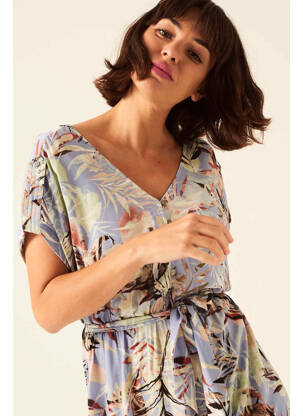 Rochie midi violet GARCIA femeie