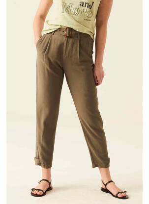 Pantalon chino verde GARCIA femeie