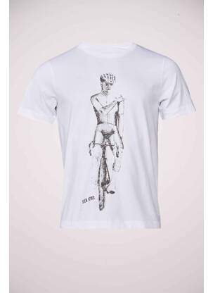 Tricou alb R.EV 1703 BY REMCO EVENPOEL  bărbat