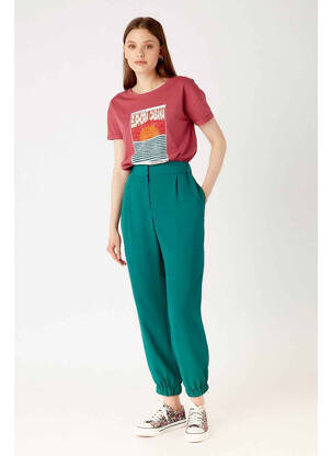Pantalon cargo verde NAF NAF femeie