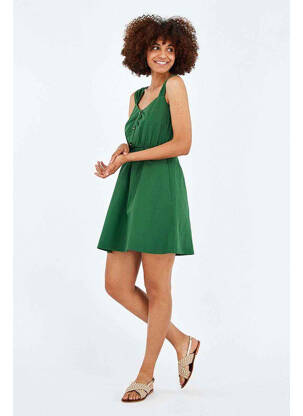 Rochie scurtă verde NAF NAF femeie