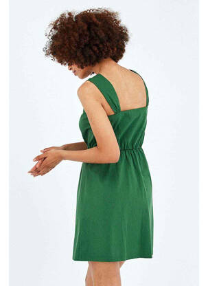 Rochie scurtă verde NAF NAF femeie
