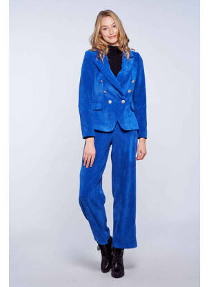 Pantalon chino albastru AMELIE & AMELIE femeie