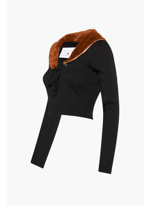 Vestă cu mâneci lungi maro DAISY STREET femeie