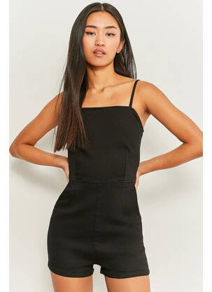 Salopetă scurtă negru TALLY WEIJL femeie