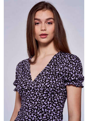 Rochie scurtă negru TALLY WEIJL femeie