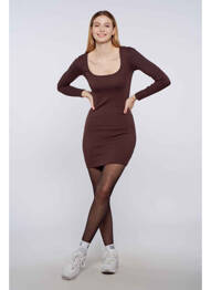 Rochie scurtă maro TALLY WEIJL femme