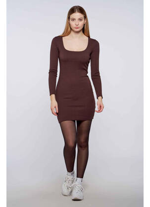 Rochie scurtă maro TALLY WEIJL femeie