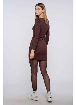 Rochie scurtă maro TALLY WEIJL femeie