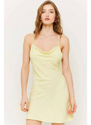 Rochie scurtă galben TALLY WEIJL femeie