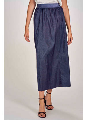 Fustă lungă albastru BELLITA femeie